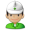 Trabalhador De Construção Civil: Tom de Pele Médio-Claro Trabalhador De Construção Civil: Tom de Pele Médio-Claro