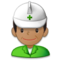 Trabalhador De Construção Civil: Tom de Pele Médio Trabalhador De Construção Civil: Tom de Pele Médio