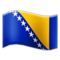 Bandeira: Bósnia e Herzegovina Bandeira: Bósnia e Herzegovina