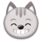 Rosto De Gato Sorrindo Com Olhos Sorridentes Rosto De Gato Sorrindo Com Olhos Sorridentes