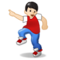 Homem Dançando: Tom de Pele Claro Homem Dançando: Tom de Pele Claro