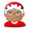 Mamãe Noel: Tom de Pele Médio Mamãe Noel: Tom de Pele Médio