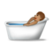 Pessoa Tomando Banho: Tom de Pele Médio Pessoa Tomando Banho: Tom de Pele Médio