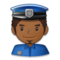 Policial: Tom de Pele Médio-Escuro Policial: Tom de Pele Médio-Escuro