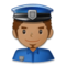 Policial: Tom de Pele Médio Policial: Tom de Pele Médio