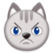 Rosto De Gato Mal-Humorado Rosto De Gato Mal-Humorado