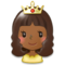 Princesa: Tom de Pele Médio-Escuro Princesa: Tom de Pele Médio-Escuro