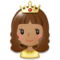 Princesa: Tom de Pele Médio Princesa: Tom de Pele Médio
