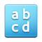 Pulsante Con Lettere Latine Minuscole Pulsante Con Lettere Latine Minuscole