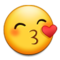 Faccina Che Bacia Con Occhi Sorridenti Faccina Che Bacia Con Occhi Sorridenti