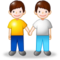 Due Uomini Che Si Tengono Per Mano Due Uomini Che Si Tengono Per Mano