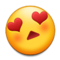 Faccina Con Sorriso E Occhi A Cuore Faccina Con Sorriso E Occhi A Cuore