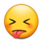 Faccina Con Un Gran Sorriso Che Mostra La Lingua Faccina Con Un Gran Sorriso Che Mostra La Lingua