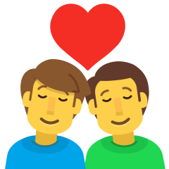 Couple with Heart: Man, Man
