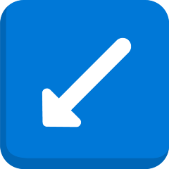 Down-Left Arrow
