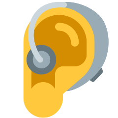 Ear with Hearing Aid
