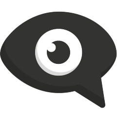 Eye in Speech Bubble