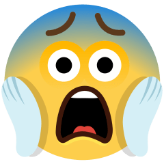 Face Screaming in Fear