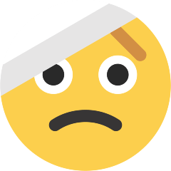 Face with Head-Bandage