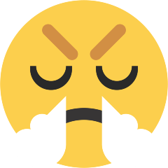 Face with Steam From Nose