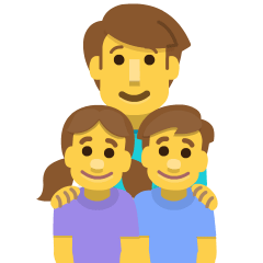 Family: Man, Girl, Boy