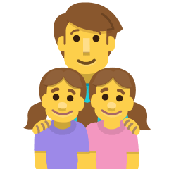 Family: Man, Girl, Girl