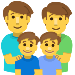 Family: Man, Man, Boy, Boy