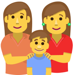 Family: Woman, Woman, Boy