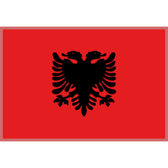 Flag: Albania