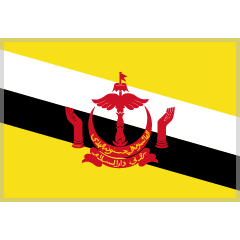 Flag: Brunei