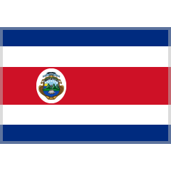 Flag: Costa Rica