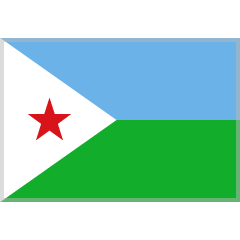 Flag: Djibouti