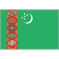 Flag: Turkmenistan