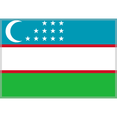 Flag: Uzbekistan
