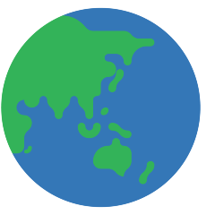 Globe Showing Asia-Australia
