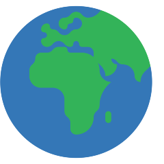 Globe Showing Europe-Africa