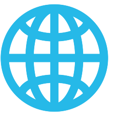 Globe with Meridians