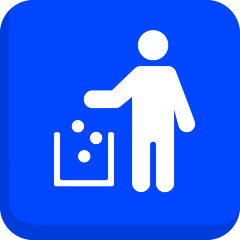 Litter in Bin Sign