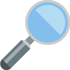 Magnifying Glass Tilted Right