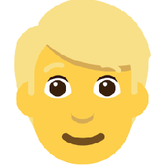 Man: Blond Hair