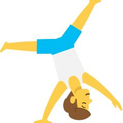 Man Cartwheeling