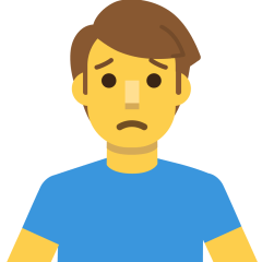 Man Frowning