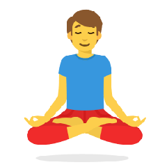 Man in Lotus Position