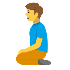 Man Kneeling
