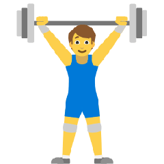 Man Lifting Weights