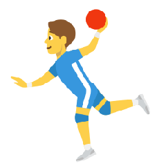 Man Playing Handball
