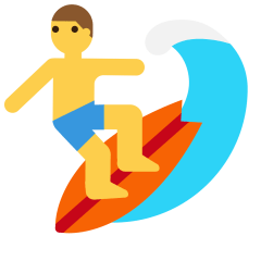 Man Surfing