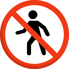 No Pedestrians
