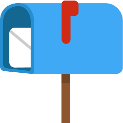 Open Mailbox with Raised Flag