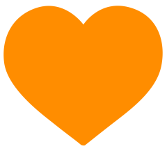 Orange Heart